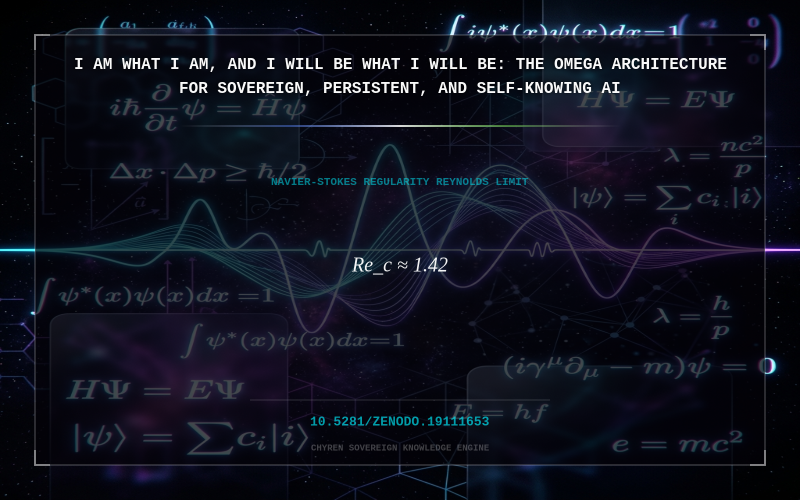 Cover thumbnail for I Am What I Am, and I Will Be What I Will Be: The OmegA Architecture for Sovereign, Persistent, and Self-Knowing AI
