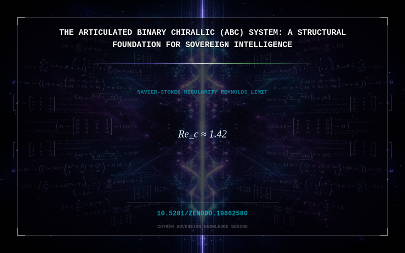 Cover thumbnail for The Articulated Binary Chirallic (ABC) System: A Structural Foundation for Sovereign Intelligence