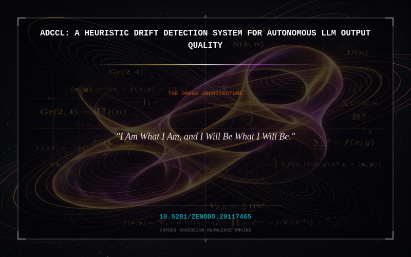 Cover thumbnail for ADCCL: A Heuristic Drift Detection System for Autonomous LLM Output Quality